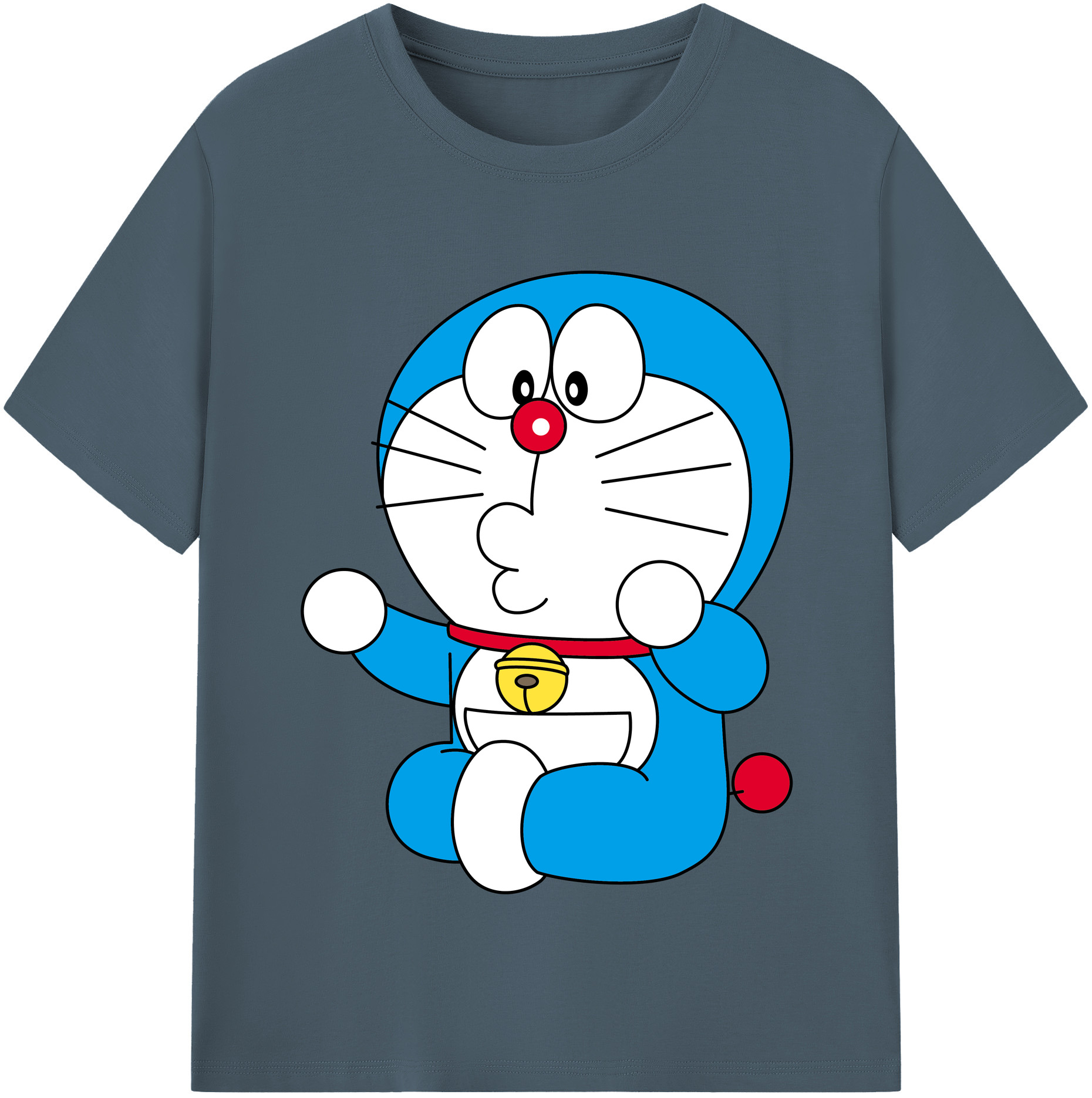 （画像用） ドラえもん Doraemon 綿100％半袖Tシャツ（フロントプリント）